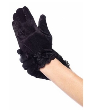  Satin Girls Gloves