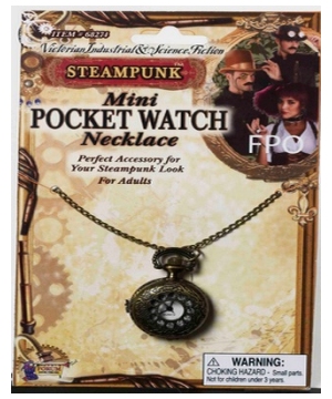  Steampunk Mini Watch Necklace