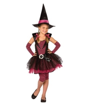 Stripey Witch Kids Costume