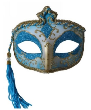 Tasseled Masquerade Adult Mask