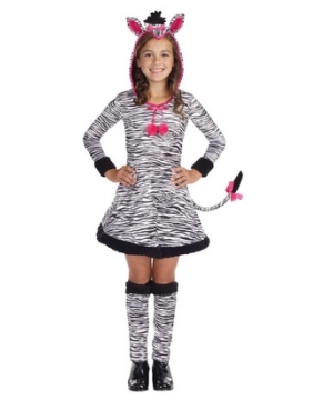 Lil' Wild Thang Zebra Girl Costume