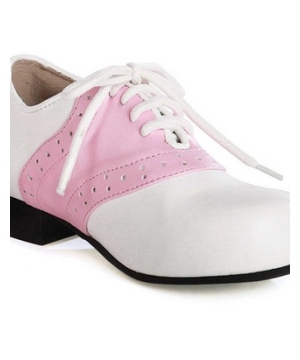 Adult Saddle White And Pink Shoes - Adult Shoes