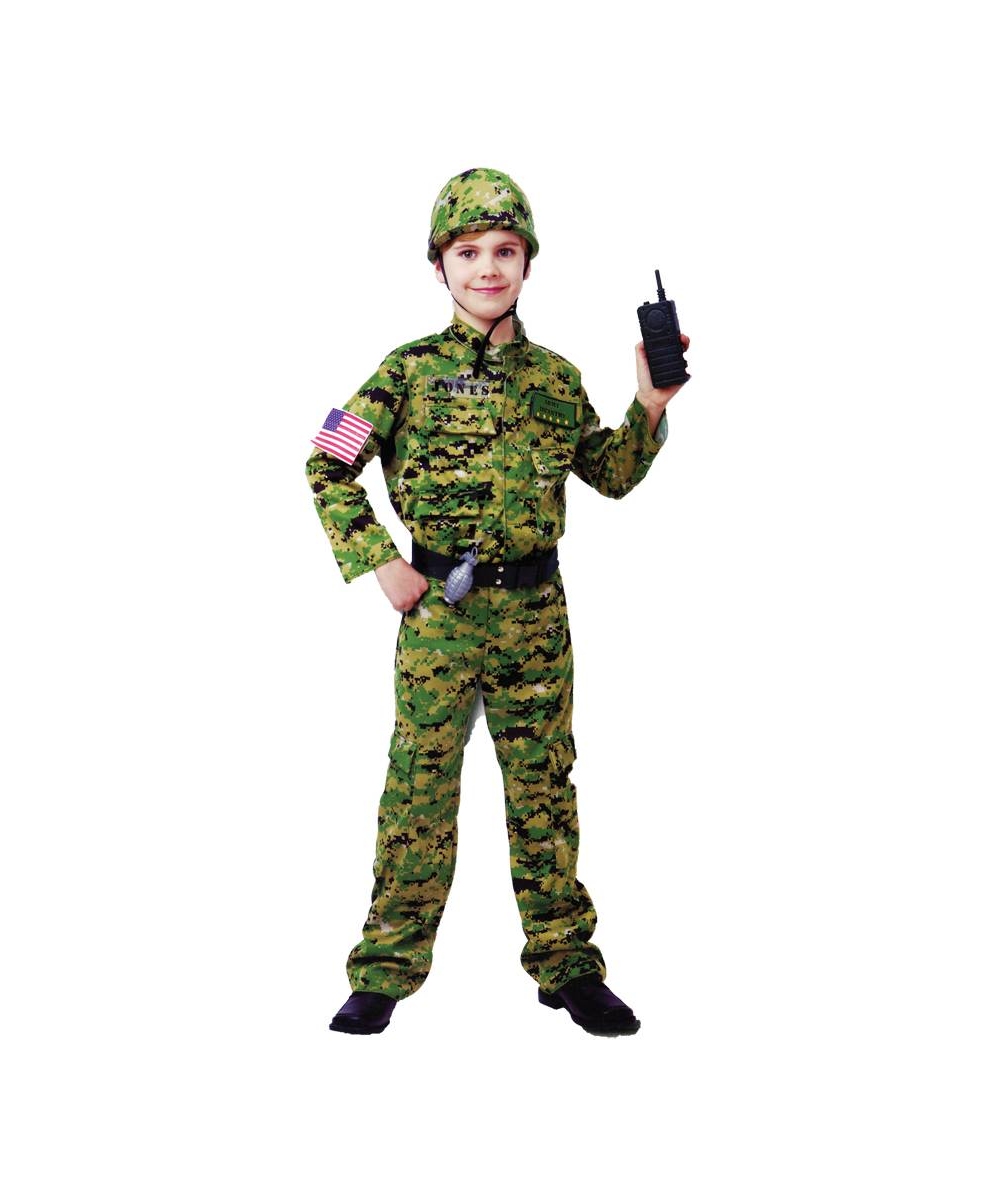  Army Boys Costume