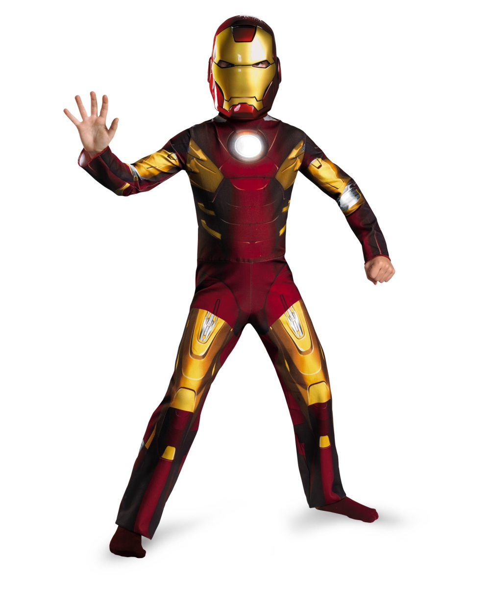 Avengers Iron Man Boys Costume - Boy Superhero Costumes