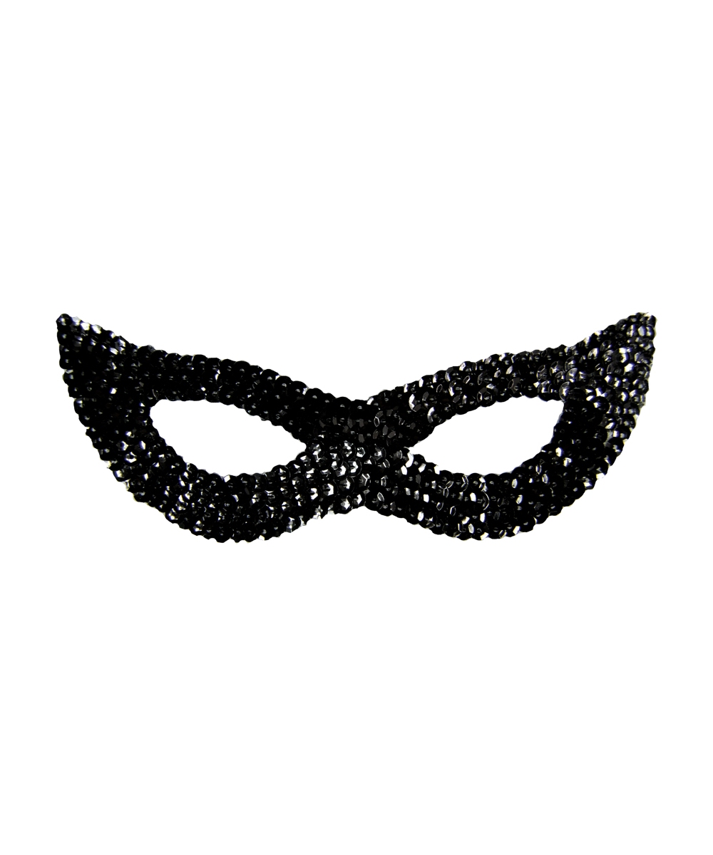  Black Cat Sequin Mask