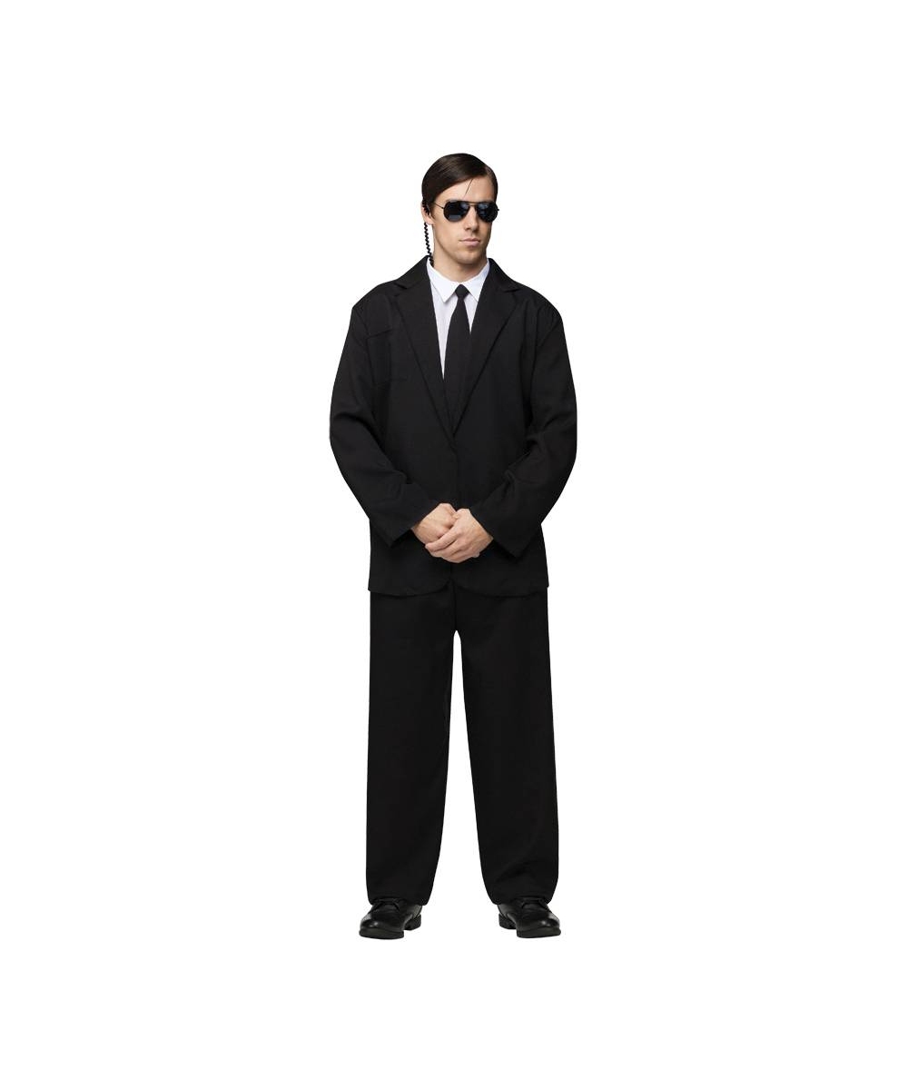  Black Suit Men Costume