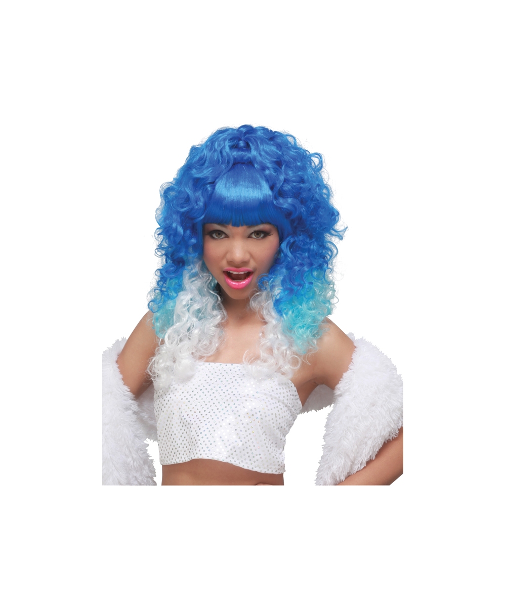  Blue Rap Princess Wig