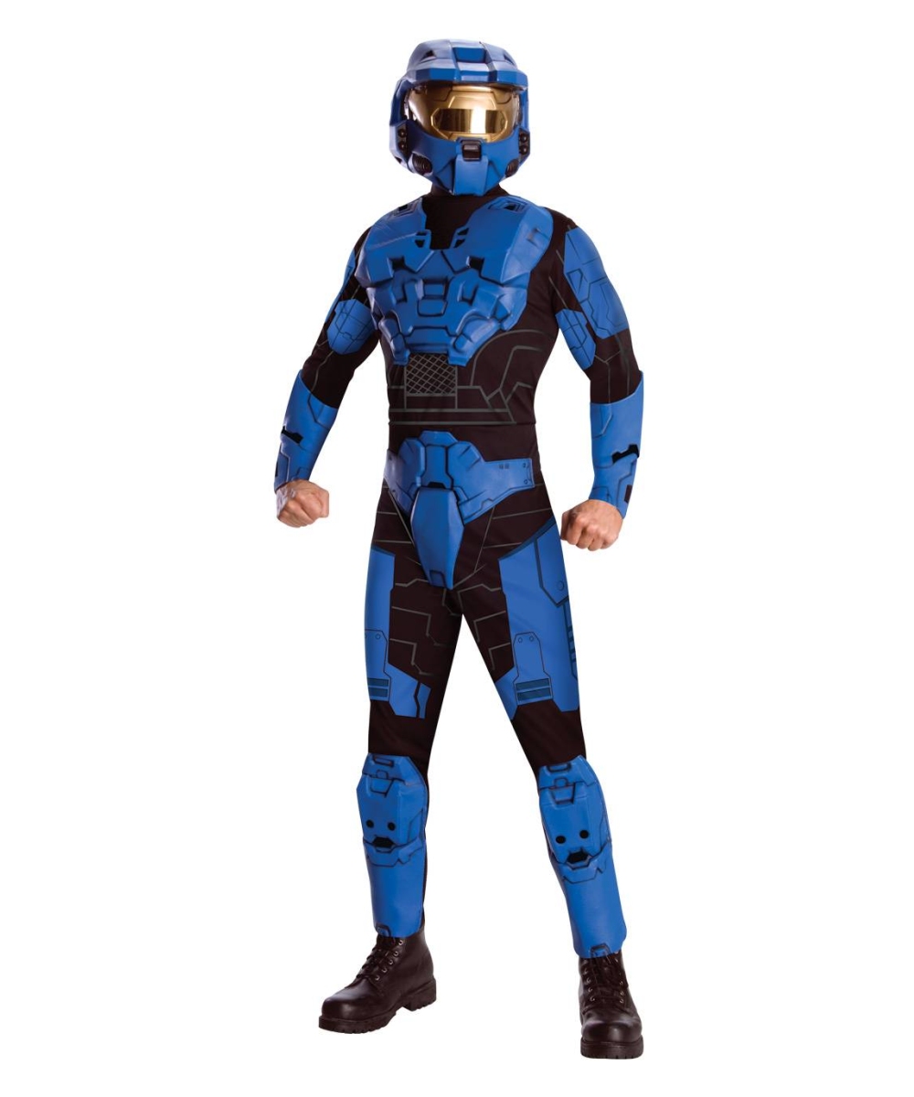  Blue Spartan Halo Costume