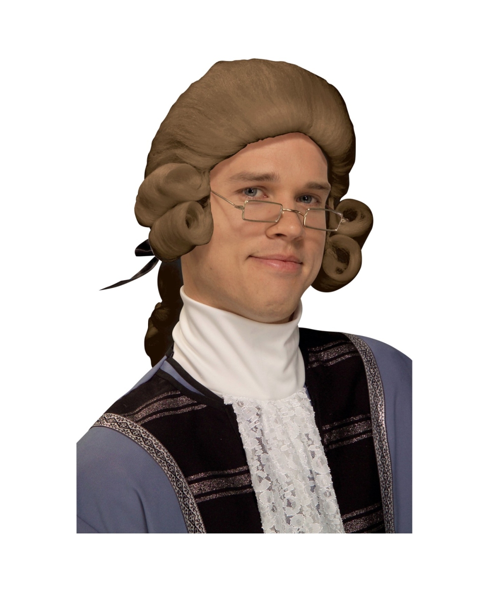  Brown Colonial Wig