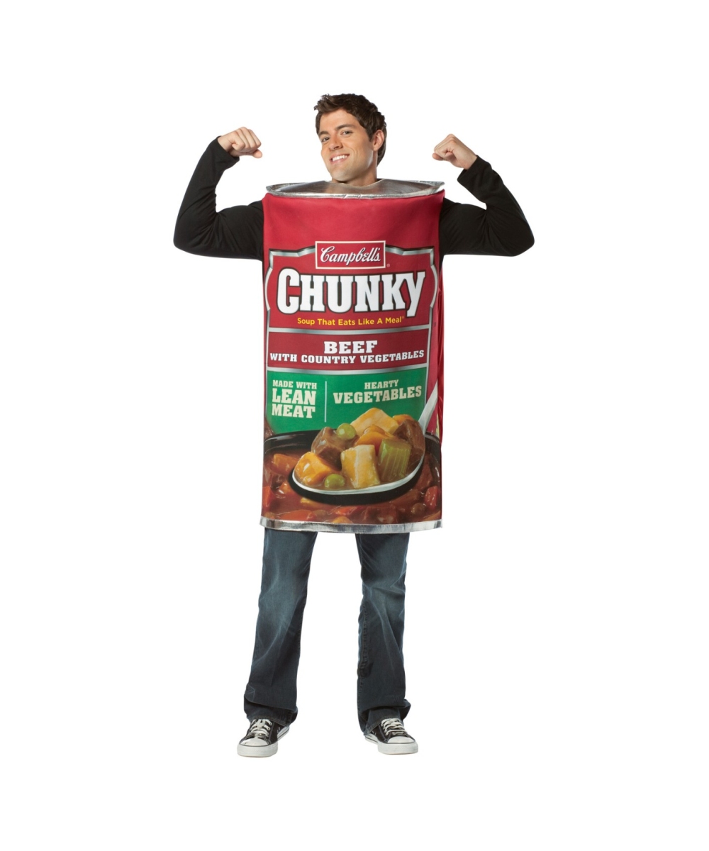 Adult Cambells Chunky Soup Costume - Men Costume