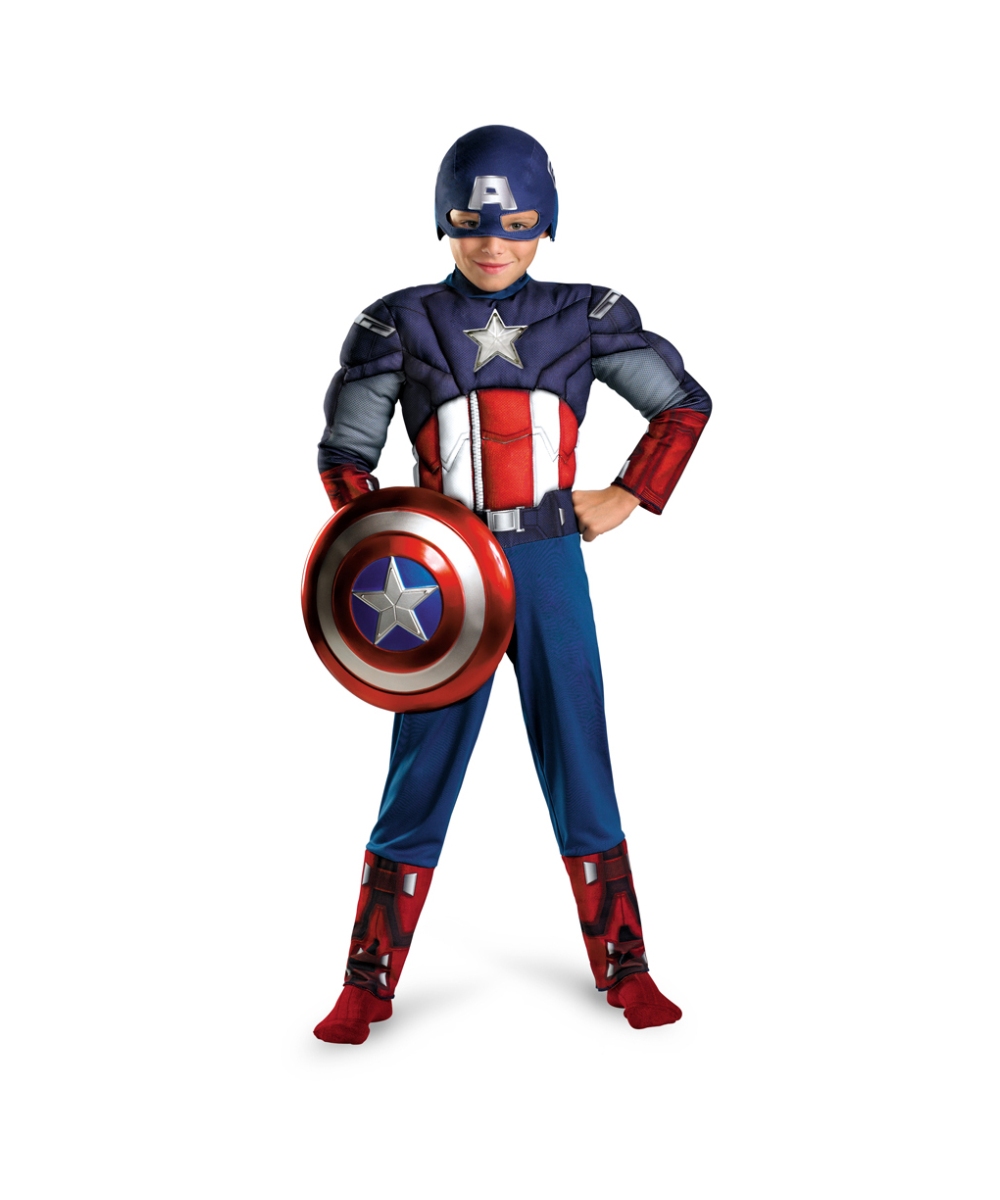  Captain America Light up Costume