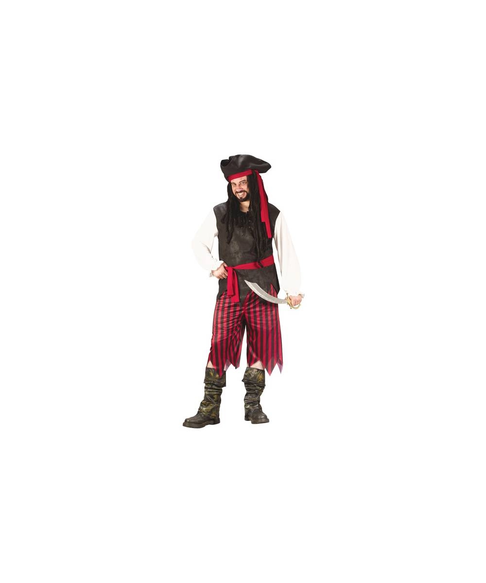  Caribbean Pirate Mens Costume