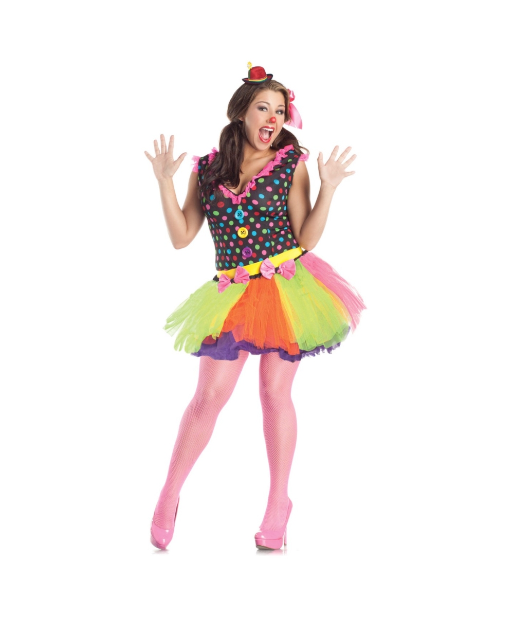  Clown plus size Costume