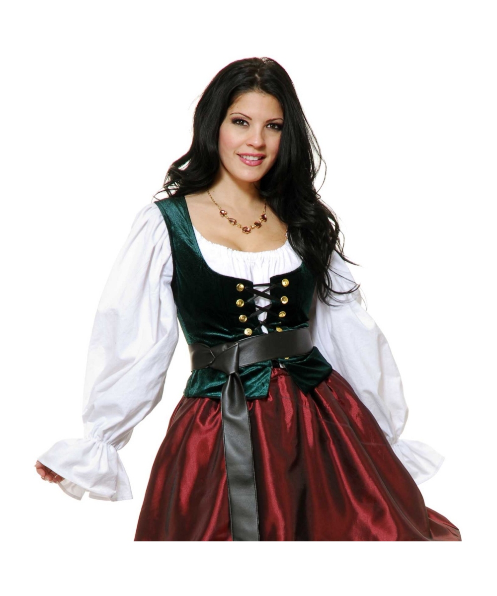 Adult Evergreen Corset - Adult Costumes