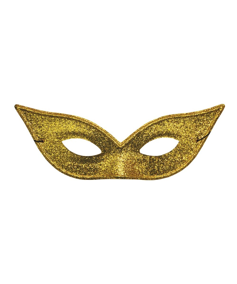  Gold Harlequin Masquerade Mask