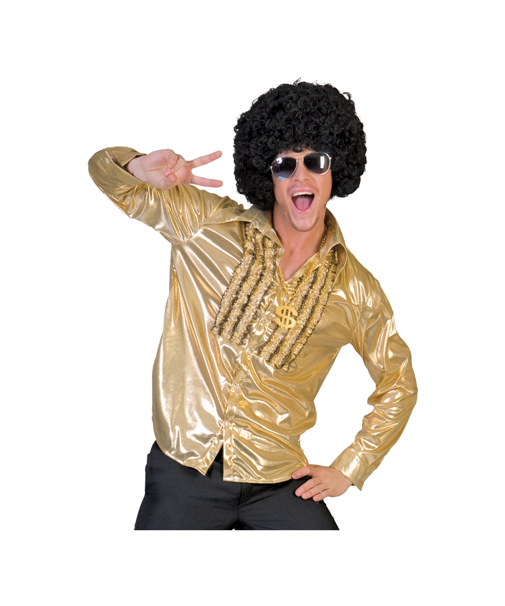  Gold Saturday Night Men Costume