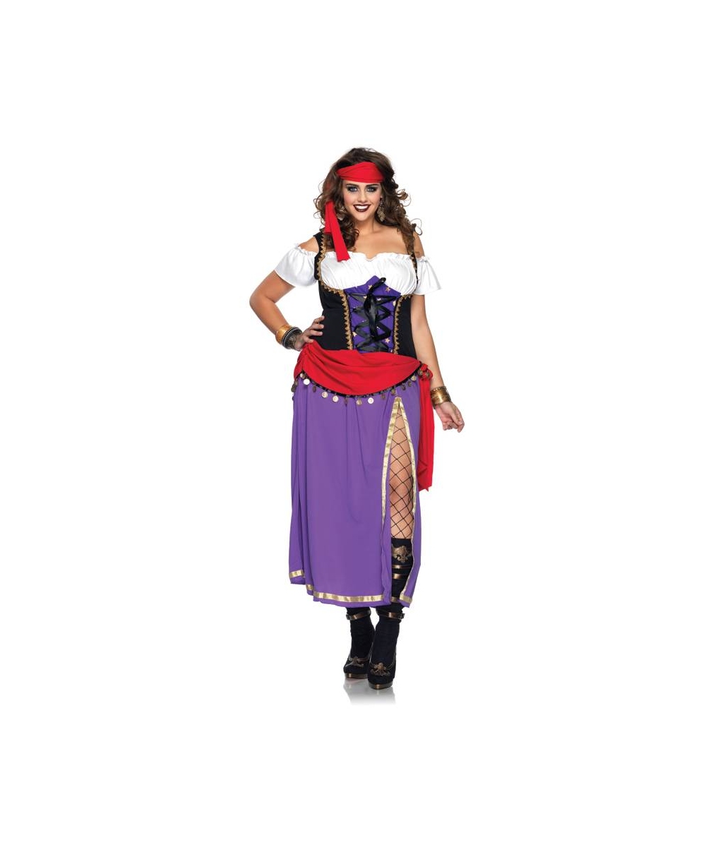 Gypsy Traveling Plus Size Costume Women Costumes - Diy Plus Size Gypsy Costume