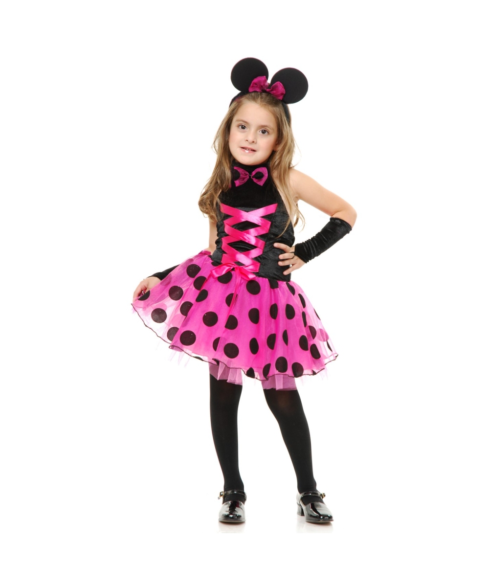  Miss Mouse Girls Costume