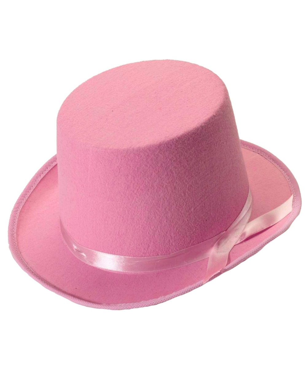  Pink Top Felt Hat