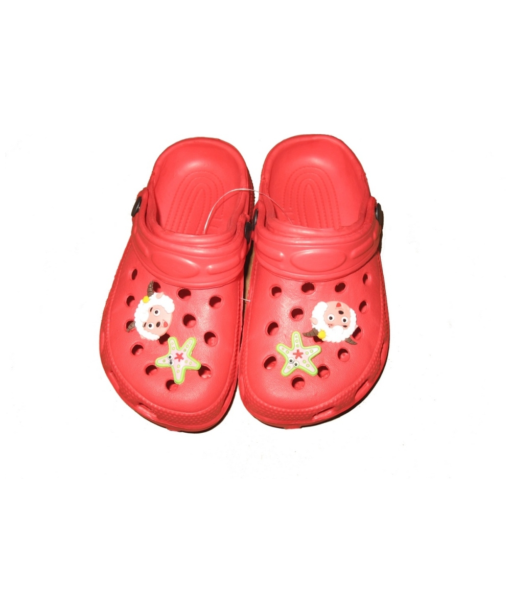  Red Clog Kids Shoes