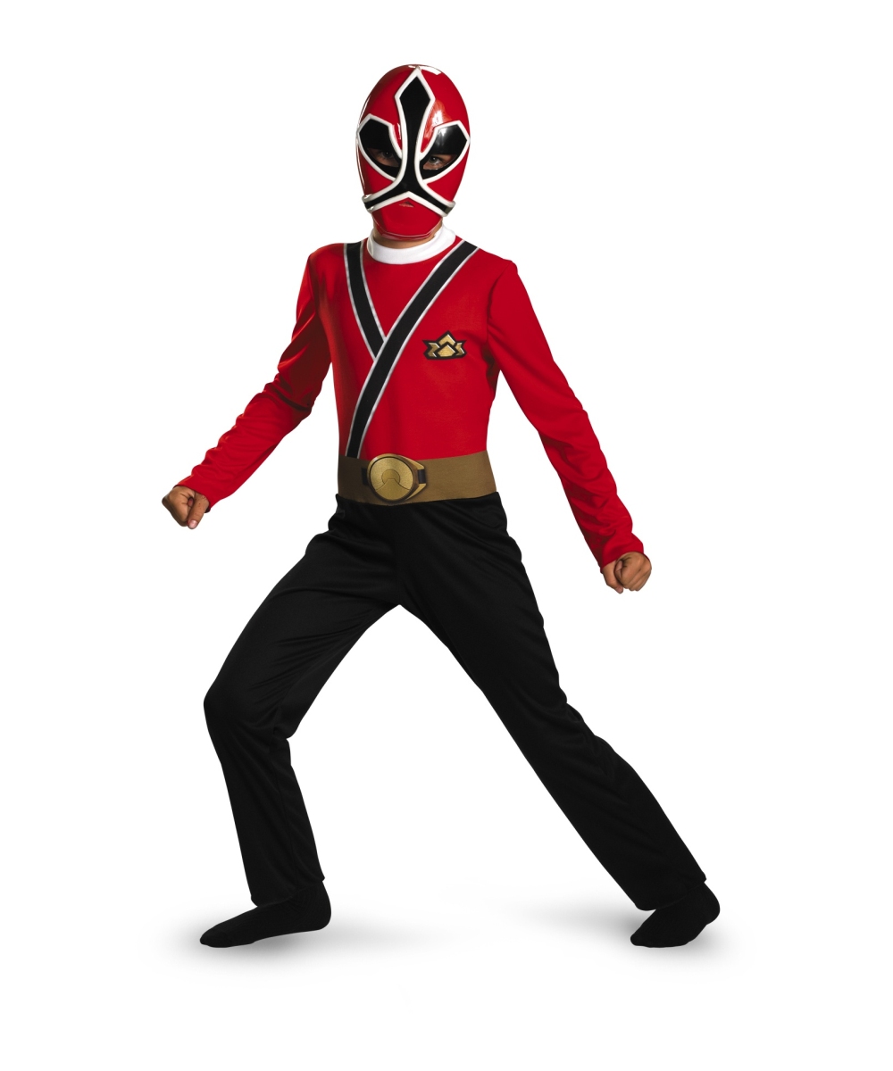 Power Rangers Samurai Red Ranger Movie Superhero Costume - Boys Costumes