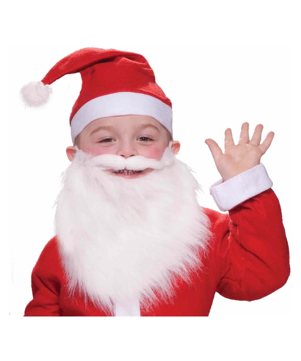 Santa Kids Beard Mustache