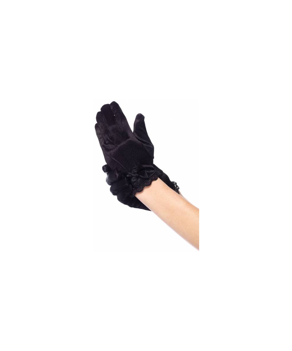  Satin Girls Gloves