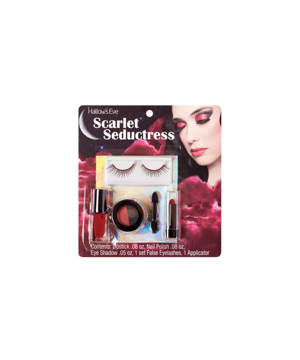  Scarlet Seductress Red Makeup
