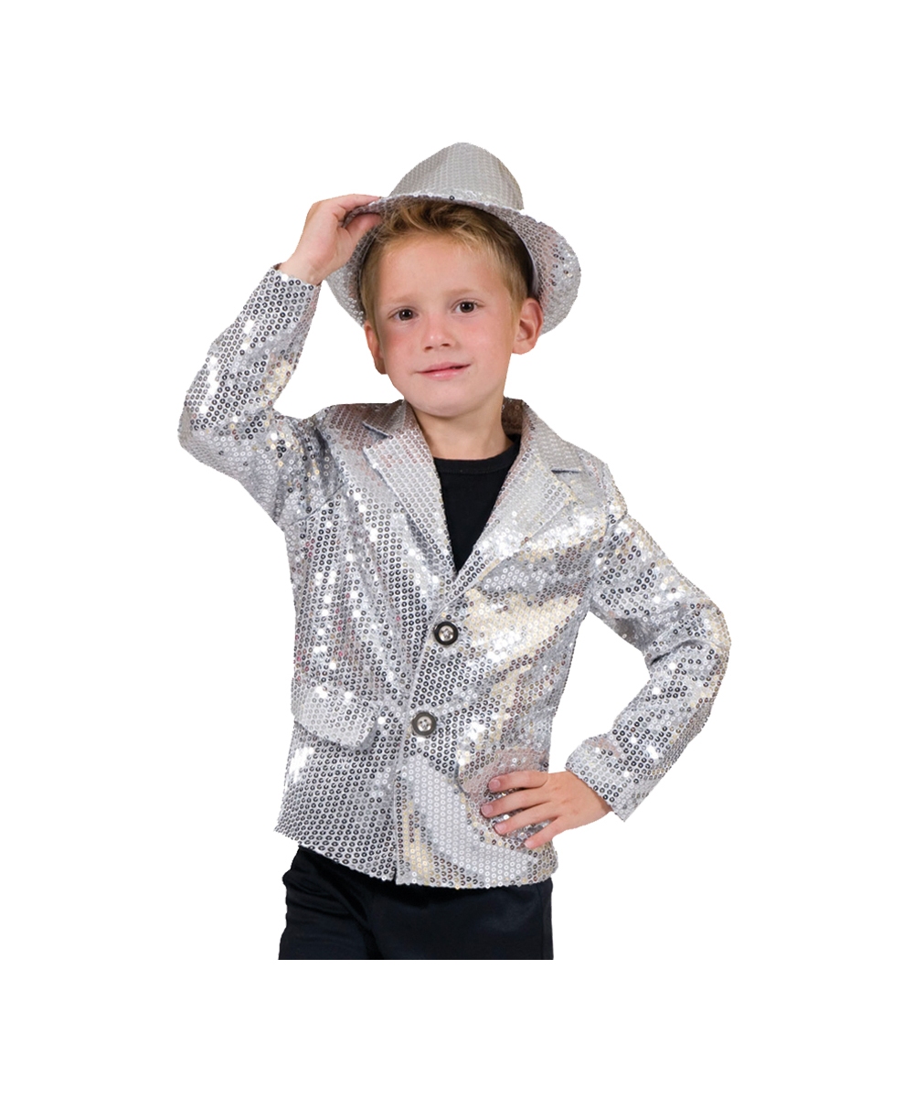  Silver Disco Boys Costume