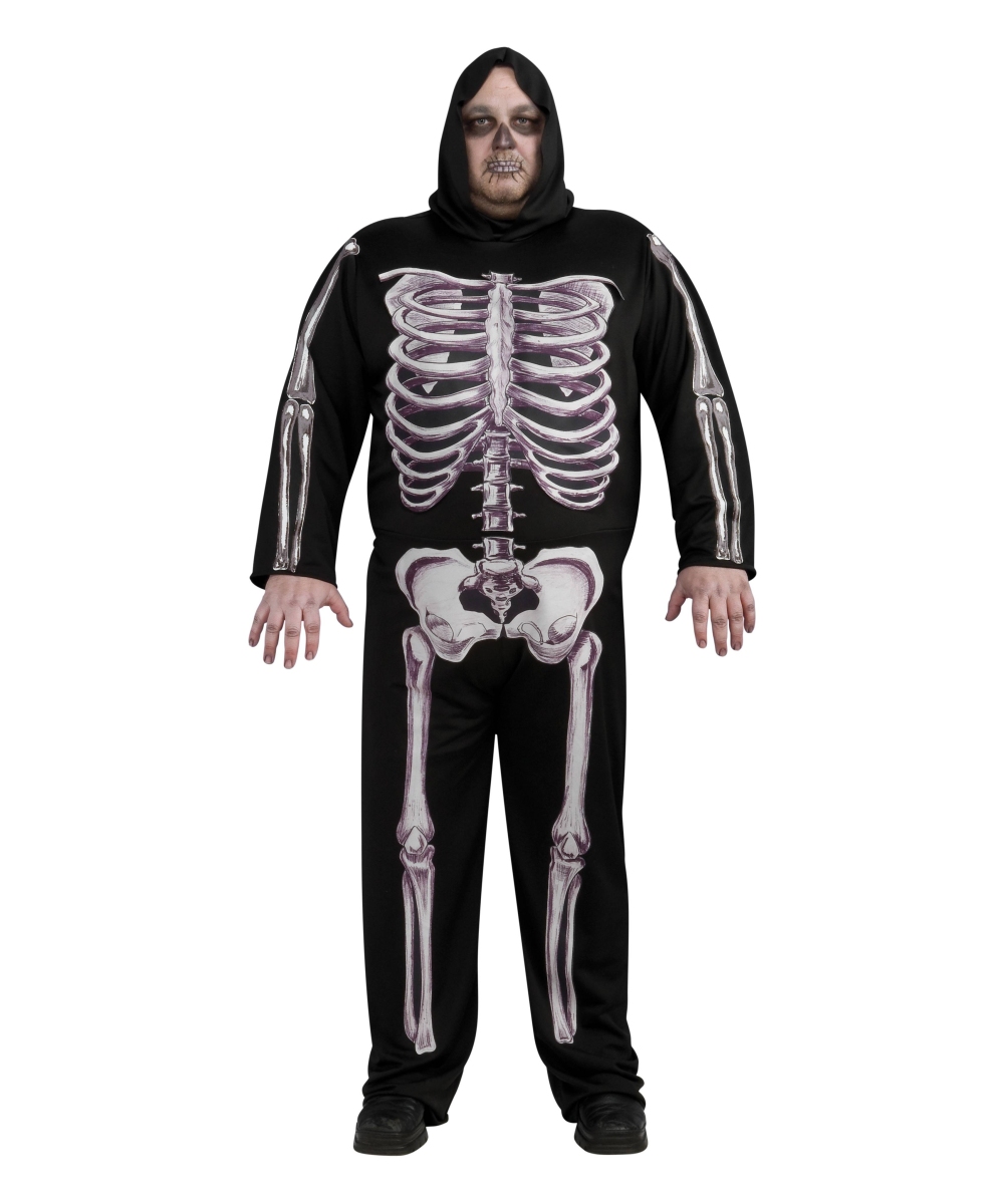 Skeleton Plus Size Adult Costume Men's Costumes