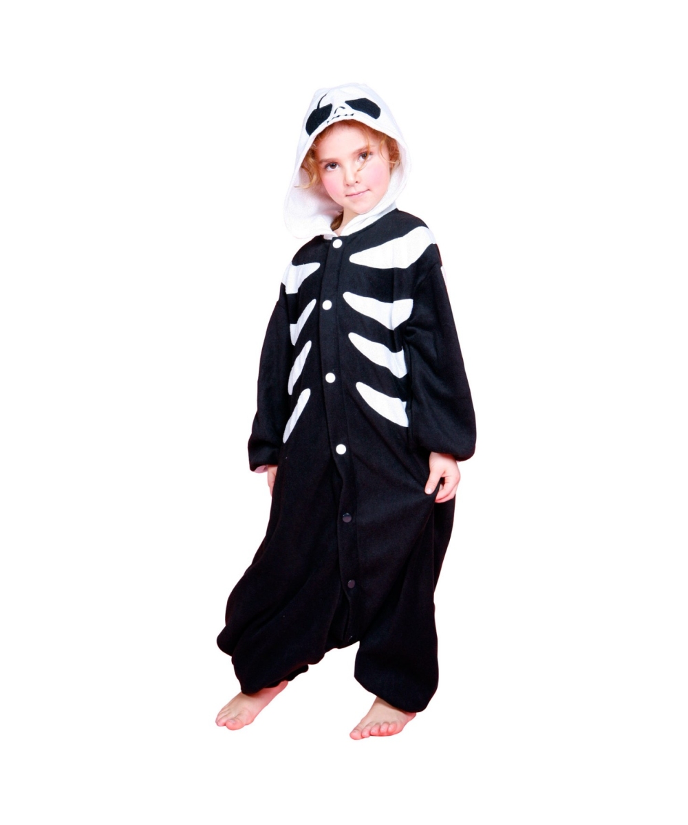  Skeleton Pajama Kids Costume