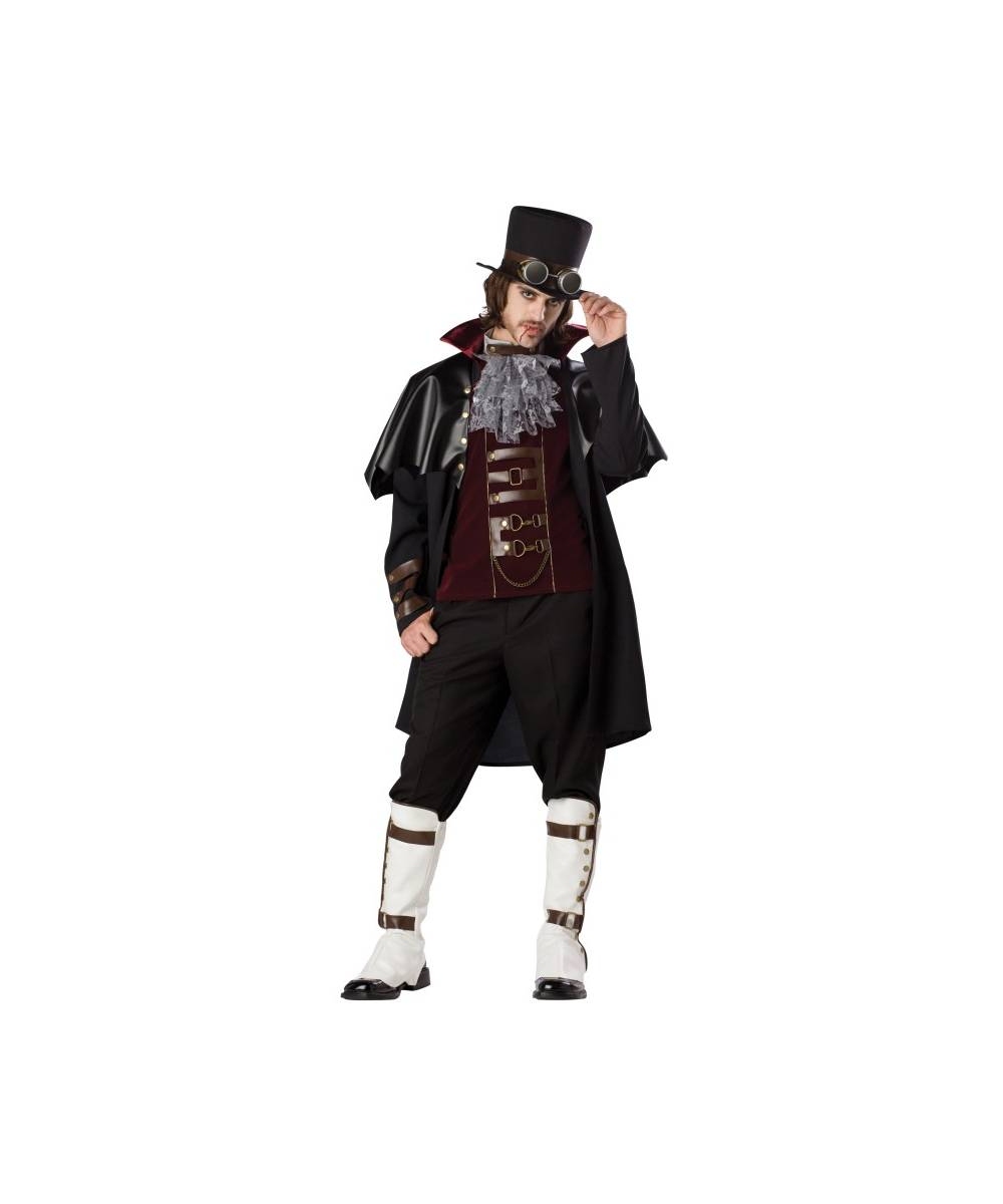 Adult Steam-punk Victorian Vampire plus size Halloween Costume ...