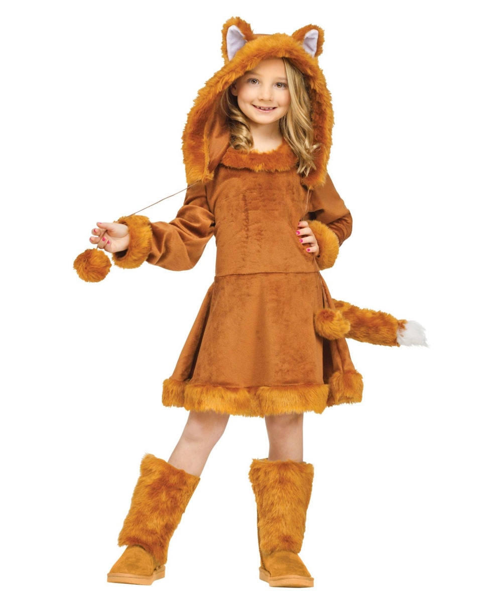 Sweet Fox Kids Wolf Animal Costume - Girls Costumes