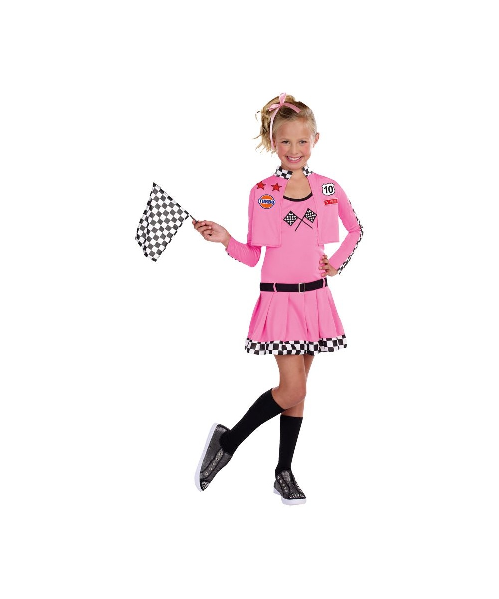  Sweet Lil Racer Girl Costume