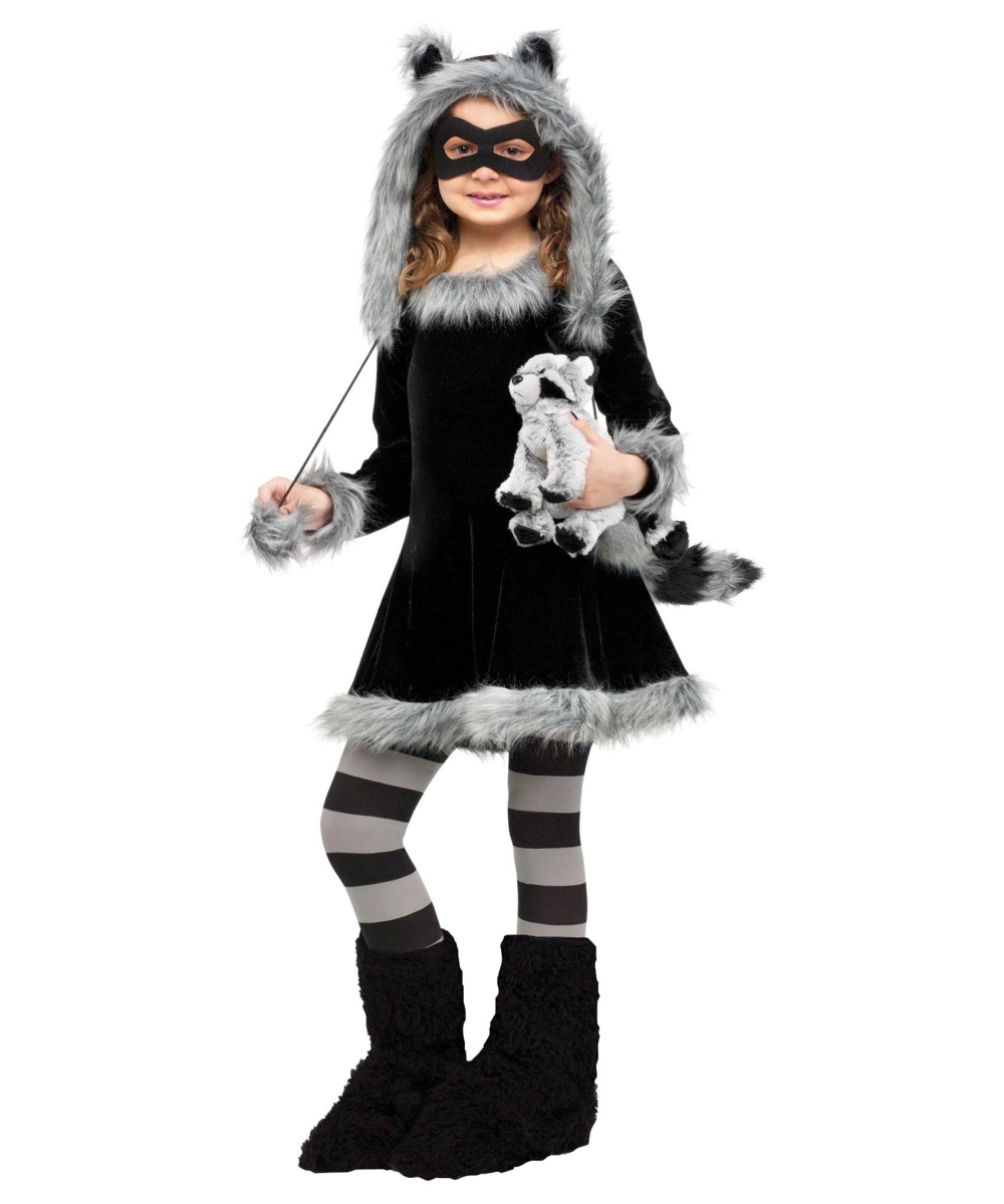  Sweet Raccoon Girls Costume