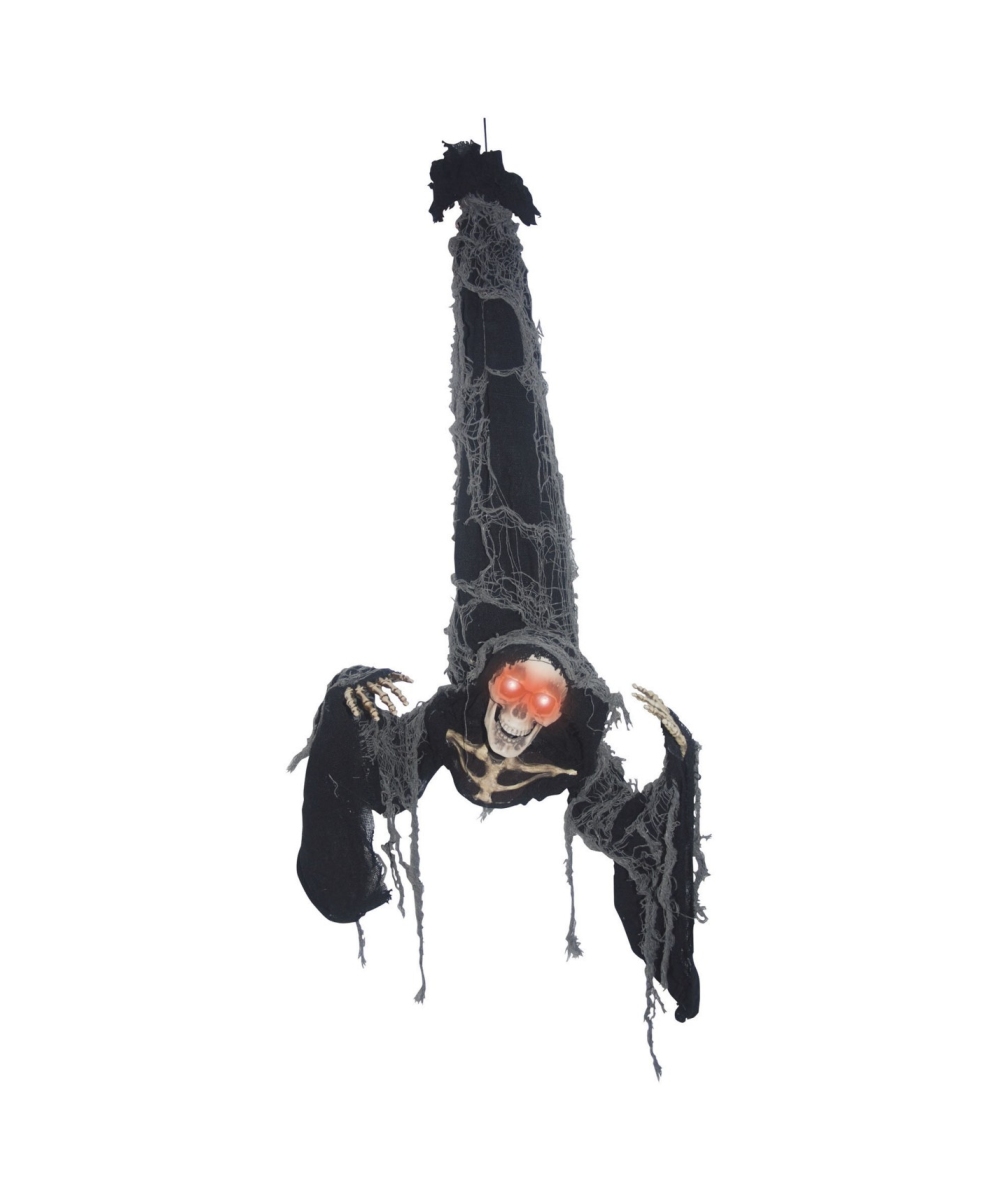 Reaper Hanging Upside down Decoration Animated Halloween Prop