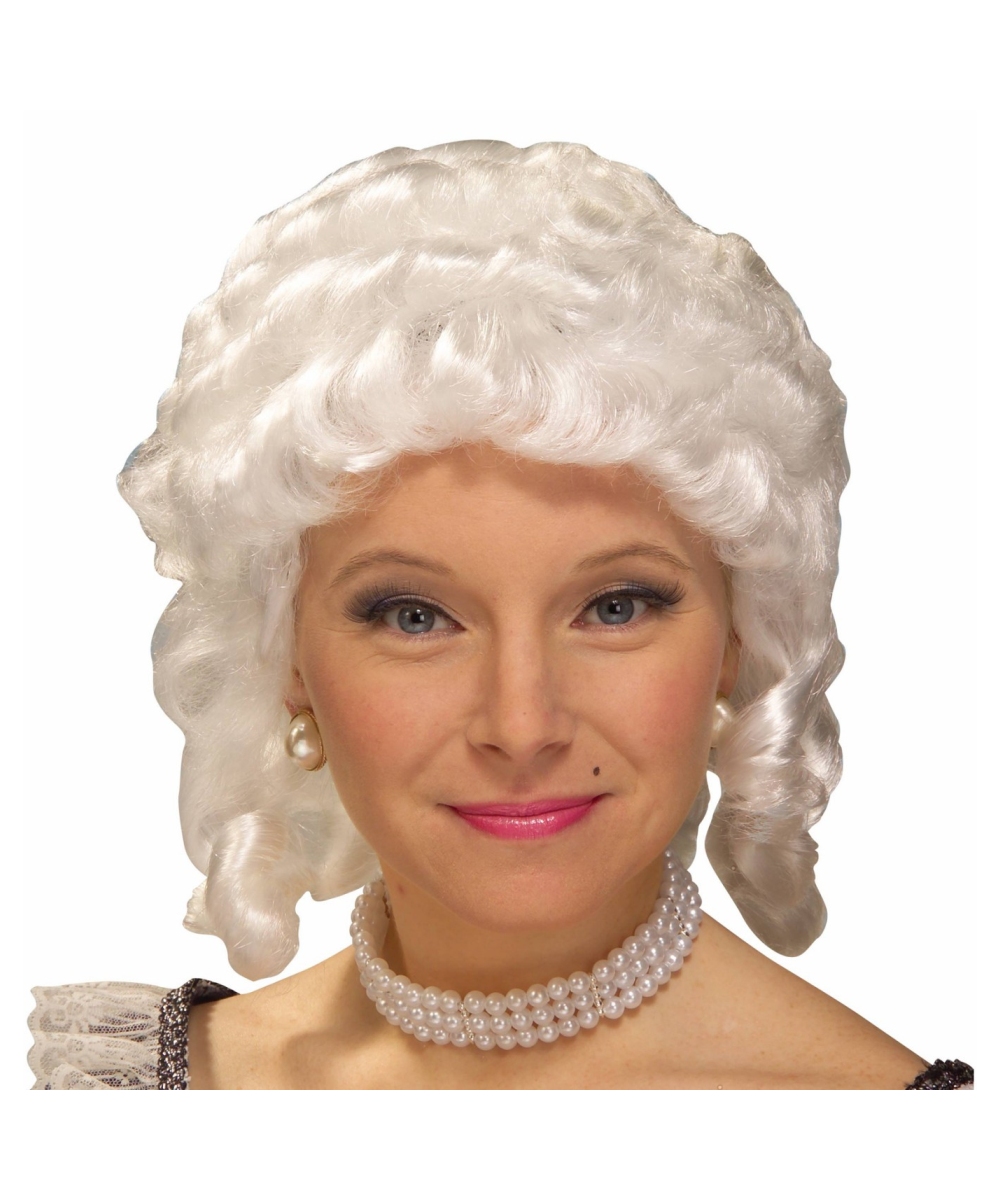  White Colonial Wig