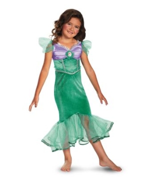 Ariel Sparkle Classic Disney Girls Costume