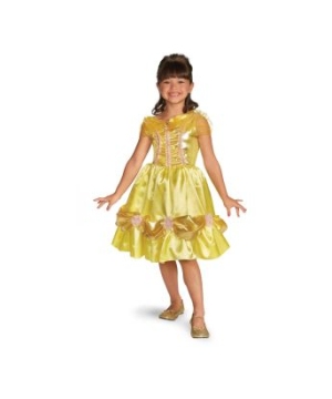 Belle Sparkle Classic Disney Girls Costume