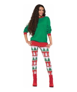  Christmas Lady Leggings