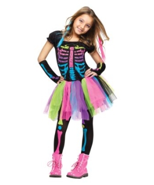 Funky Punky Bones Kids & Tween Costume