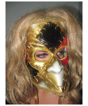 Gold Venetian Masquerade Adult Mask