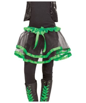  Green Ribbon Kids Tutu Skirt