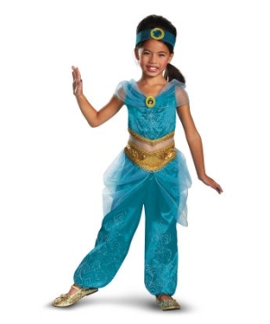 Jasmine Sparkle Disney Girls Costume deluxe