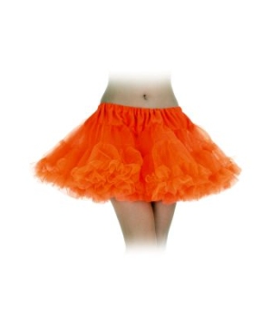  Neon Orange Petticoat Tutu Skirt