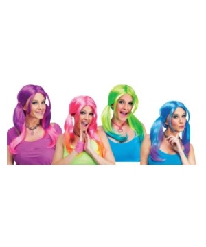 Pigtail Layered Ombre Adult Wig