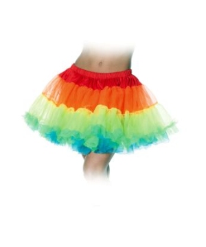  Rainbow Petticoat Tutu Skirt