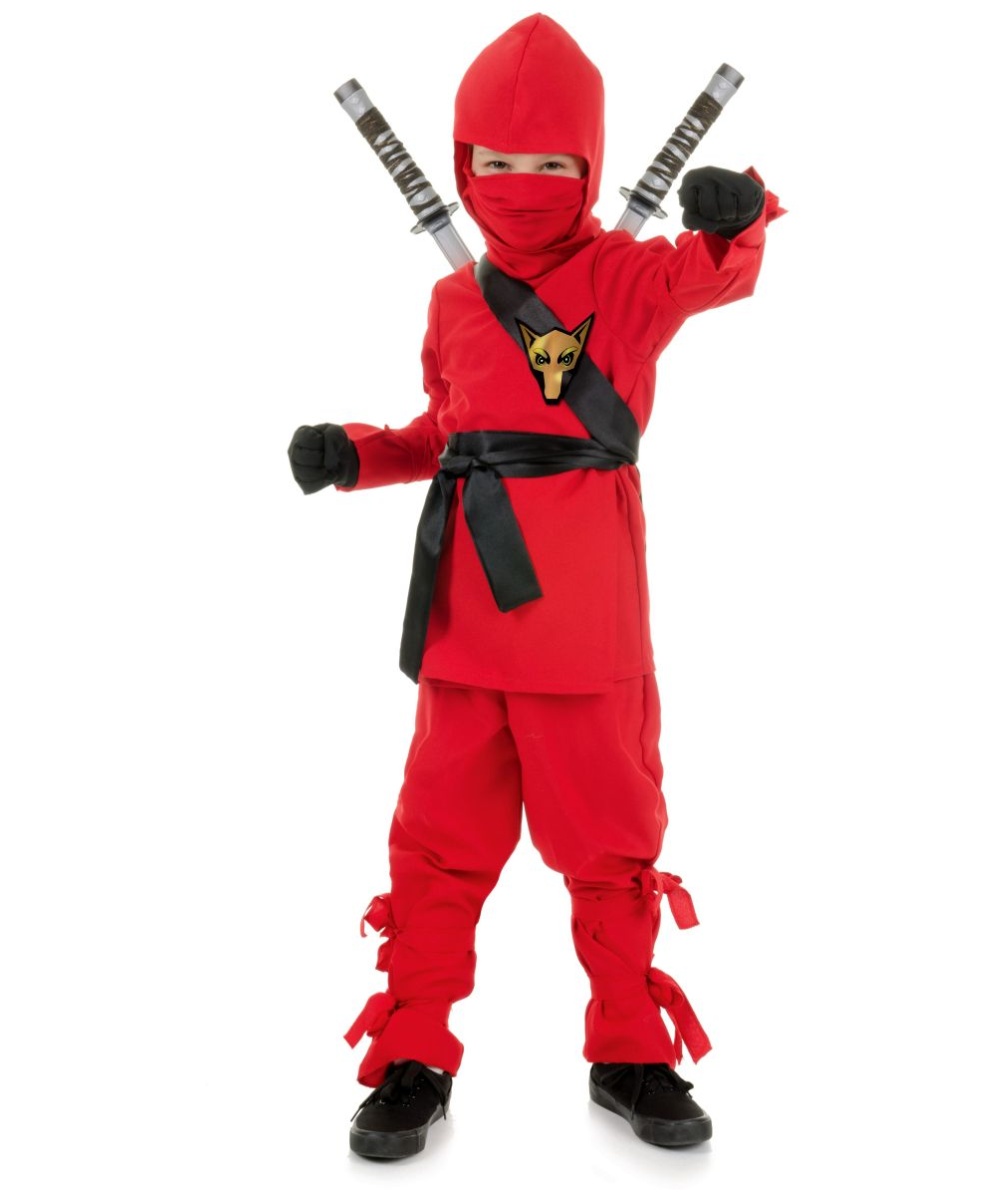 Details about  / Kids’ costume Red Ninja Medium