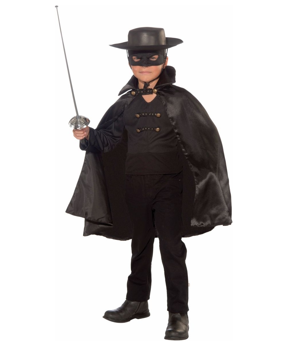 Zorro Costume Child Size 4-6.