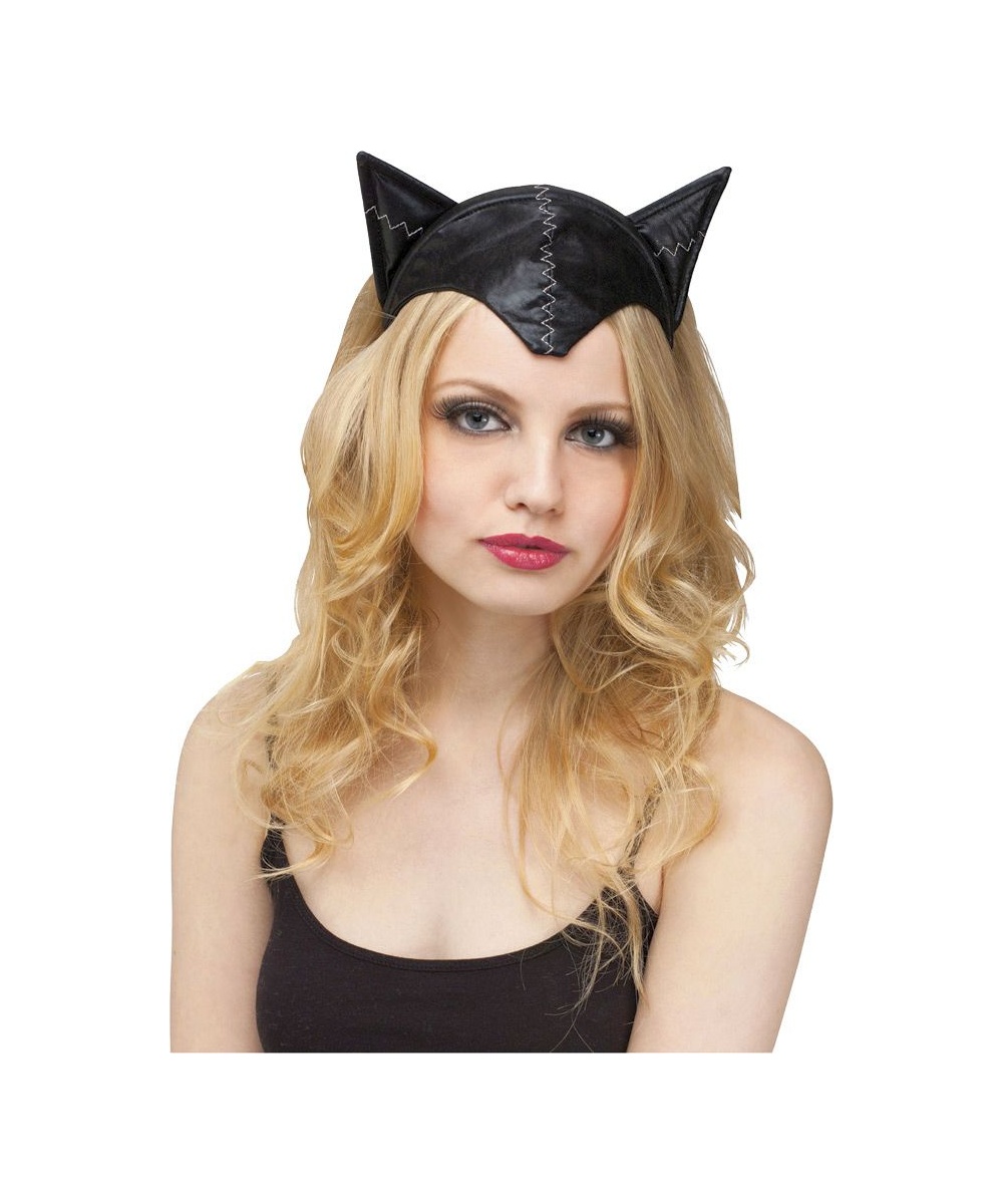  Black Cat Ears Headband Tail